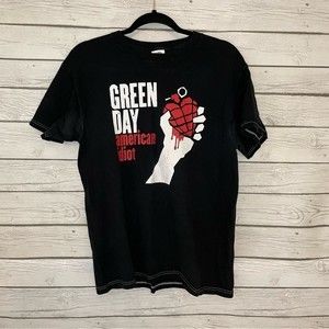 Green Day American Idiot Album Cover Graphic Tee Size Medium